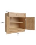 Midtown Timber Shaker 33" Base Cabinet