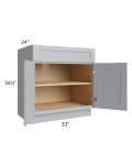 Asheville Grey Shaker 33" Base Cabinet