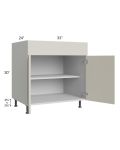 Milan Beige Matte 33" Base Cabinet