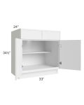 Portland White 33" Base Cabinet