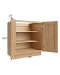 Midtown Timber Shaker 33" Full Height Door Base Cabinet