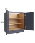 Vienna Indigo 33" Full Height Door Base Cabinet