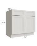 Salem Light Grey 36" Base Cabinet