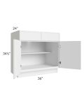 Portland White 36" Base Cabinet