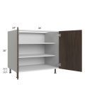 Milan Cafe 36" Full Height Door Base Cabinet