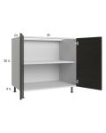 Euro Cafe 36" Full Height Door Base Cabinet