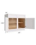 Midtown Cloud Shaker 39" Base Cabinet