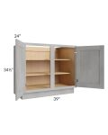 Gramercy Grey Mist 39" Full Height Door Base Cabinet