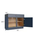Midtown Blue Shaker 42" Base Cabinet