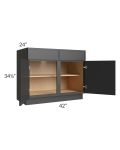 Vienna Black 42" Base Cabinet