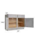 Gramercy Grey Mist 42" Base Cabinet