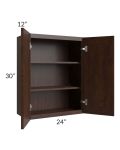 Biscotti Caf?? Glazed 24x30 Wall Cabinet