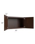 Biscotti Caf?? Glazed 30x18 Wall Cabinet