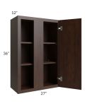 Biscotti Caf?? Glazed 27x36 Blind Corner Wall Cabinet