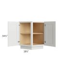 Palisades White 24" Angle Base Cabinet - Out of stock through mid April