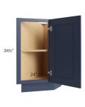 Bayville Blue 12" Base End Cabinet (Right)