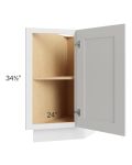 Bayville White 12" Base End Cabinet (Right)