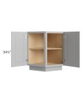 Charlotte Grey 24" Base End Cabinet