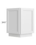 Charlotte White 24" Base End Cabinet