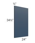 Midtown Blue Shaker Appliance End Panel