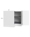 Venetian White Matte 36" Corner Base Cabinet