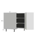 Harbor White 36" Corner Base Cabinet