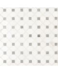 Bianco Dolomite Dotty Mosaic Tile