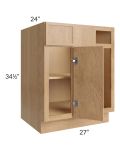 Vienna Timber 36" - 41-1/2" Blind Base Corner Cabinet