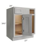 Gramercy Grey Mist 36" - 41-1/2" Blind Base Cabinet
