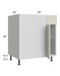 Milan Beige Matte 36" - 39" Blind Base Corner Cabinet