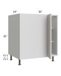 Milan Beige Matte 36" - 39" Full Height Door Blind Base Corner Cabinet