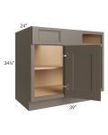 Tuscan Stone 42" - 48" Blind Base Corner Cabinet