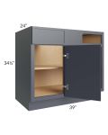 Vienna Indigo 42" - 48" Blind Base Corner Cabinet