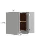 Charlotte Grey 33" Corner Base Cabinet (Trays sold separately for a Lazy Susan application)