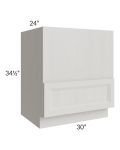 Salem Light Grey 30" Base Microwave Cabinet