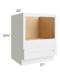 Brighton White Shaker 27" Microwave Base Cabinet