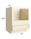 Phoenix Cream Glaze 27" Microwave Base Cabinet 
