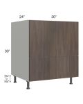 Milan Cafe 30" Base Microwave Cabinet