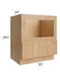 Vienna Timber 30" Base Microwave Cabinet