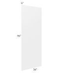 Brighton White Shaker 36x96x1/4 Finished Panel