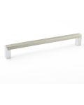 Expression Collection By Richelieu - 10.62" Center to Center in Brushed Nickel & Chrome