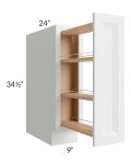 Bayville White 9" Base Pullout Cabinet