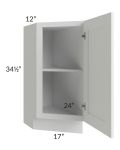 Providence White 12" Base Transitional Cabinet (Left)
