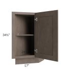 Providence Natural Grey 12" Base Transitional Cabinet (Right)