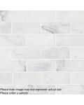Calacatta Cressa White 2" x 4" Subway Tile