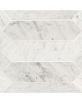 Carrara White 3" x 12" Picket Honed Tile
