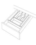 Vienna Small Cutlery Divider (Trimmable)