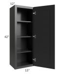Kingston Steel Grey Shaker 15x42 Wall Cabinet 