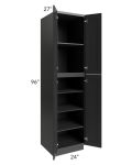 Kingston Steel Grey Shaker 24x96x27 Wall Pantry Cabinet