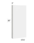Milan White Gloss 30" Wall Column